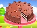 Игра Layered Caramel Candy Bar Cheesecake