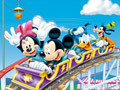 Игра Mickey in Rollercoaster - Set the blocks