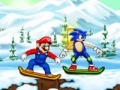 Игра Toon skiing