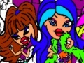 Игра Four bratz coloring