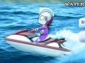 Игра Ultraman Tiga Wave Race. Water scooter