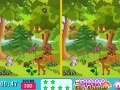 Игра Find the Difference Jungle Friends