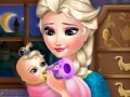 Игра Elsa Frozen Baby Feeding