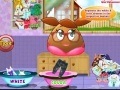 Игра Pou Girl Washing Clothes