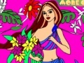 Игра Kid's coloring: Beautiful girl 2