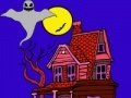 Игра Halloween Haunted House Online Coloring