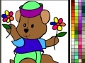 Игра Coloring bear cub