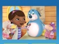 Ігра Doc McStuffins treats a dog - jigsaw