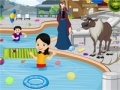 Игра Frozen Pool Party Cleaning