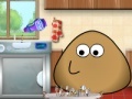 Игра Pou Washing Dishes