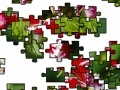 Игра Puzzle with red flowers