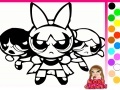 Ігра Powerpuff Girls coloring