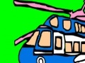 Игра Colorful military helicopter coloring