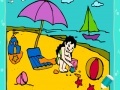 Игра Little Girl In The Beach Coloring
