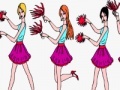 Игра Cheerleaders Coloring