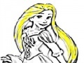 Игра Rapunzel: Coloring