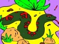 Игра Snake on the land coloring