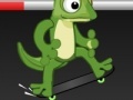 Игра Gecko skateboarding