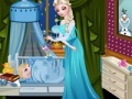 Игра Elsa care baby