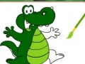 Игра Proud Alligator Coloring
