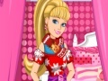 Игра Barbies Christmas Patchwork Dress