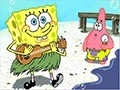Игра SpongeBob at Beach Jigsaw