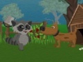 Игра Raccoons adventure