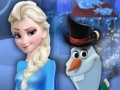 Игра Elsa & Anna Building Olaf