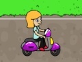Игра Luna's scooter
