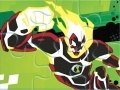 Игра Ben 10: Puzzles Man fire