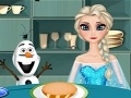 Игра Cold Heart: Elsa is preparing a hamburger