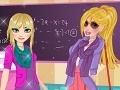 Игра Elsa and Aurora Back to School