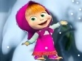 Игра Masha and the Bear Masha and snowmen