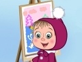 Игра Masha and the Bear: Who painted?