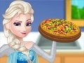 Игра Pregnant Elsa Cooking Pizza