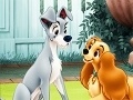 Игра Lady and the Tramp: Coloring online