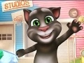 Игра Talking cat Tom: Match jewels