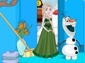 Игра Frozen Elsa Winter Bathroom Cleaning 