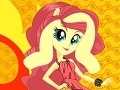 Игра Equestria Girls: Rainbow Rocks - Sunset Shimmer Dress Up