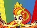 Игра Equestria Girls: Rainbow Rocks - Sunset Shimmer Rainbooms Style