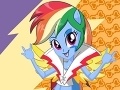 Игра Equestria Girls: Rainbow Rocks - Rainbow Dash Dress Up
