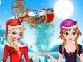Игра Elsa And Anna Helping Santa