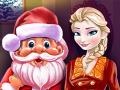 Игра Elsa and Santa Christmas Cleaning