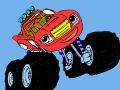 Игра Blaze and the monster machines: Coloring