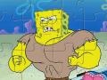 Игра Muscle Spongebob jigsaw 