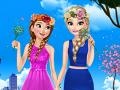 Игра Elsa And Anna: Spring DressUp