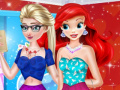 Игра Elsa and Ariel Club Party