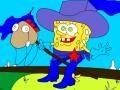 Игра Cowboy Spongebob Coloring