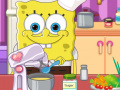 Игра SpongeBob Kitchen Slacking 