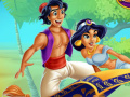 Игра Jasmine and Aladdin Kissing